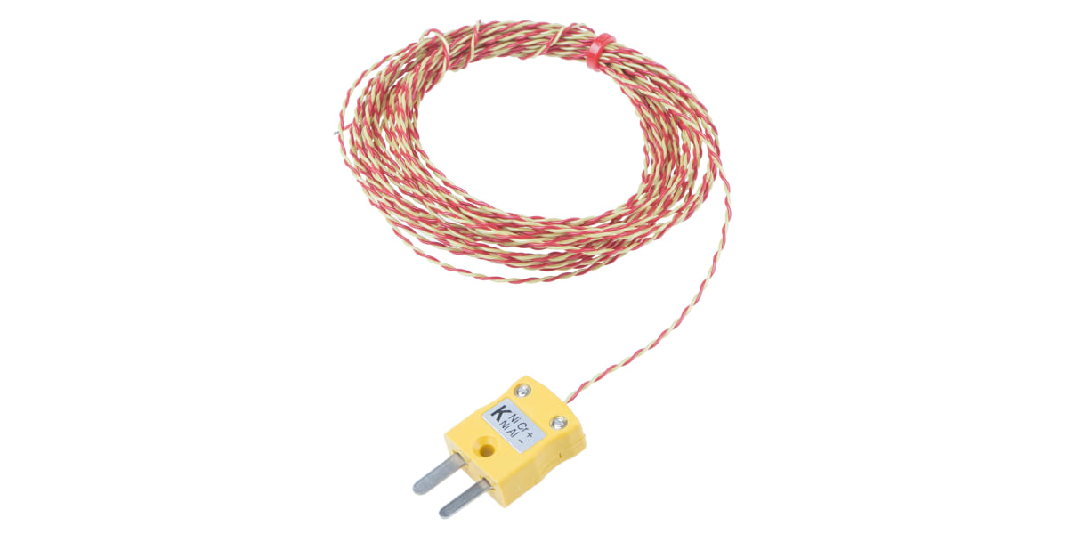 Product image for ANSI K thermocouple exposed Junction 5m