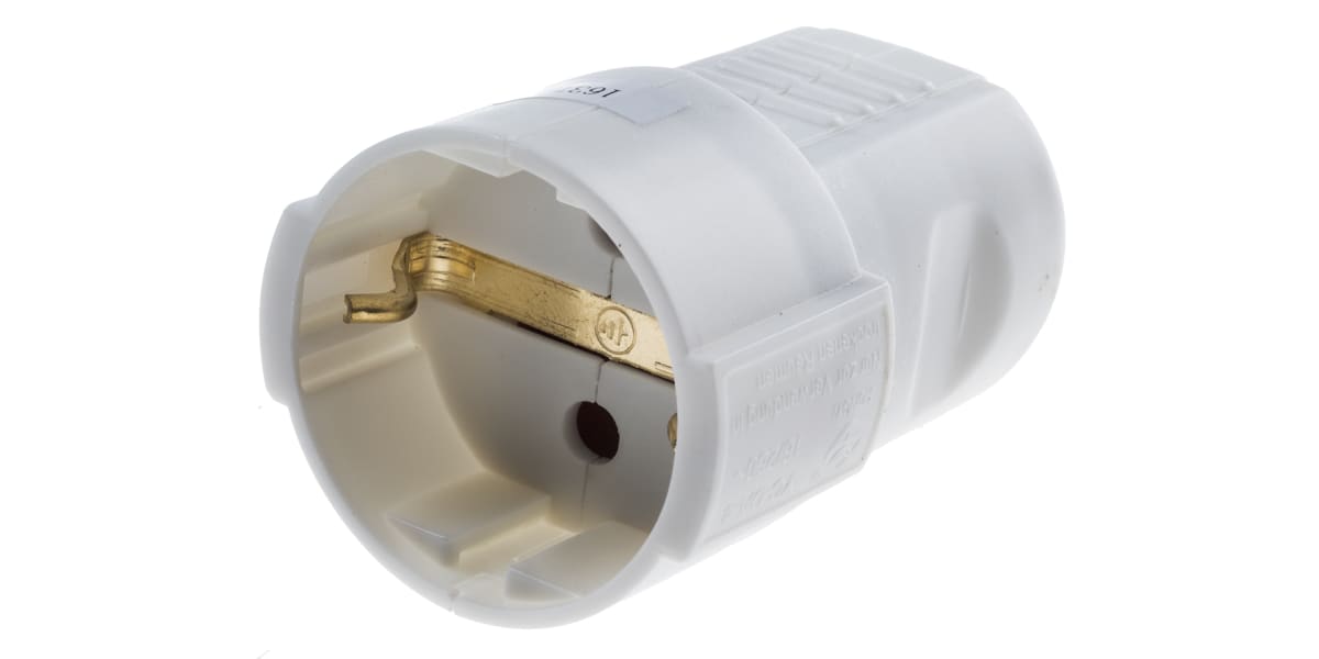 Product image for SCHUKO SOCKET WHITE