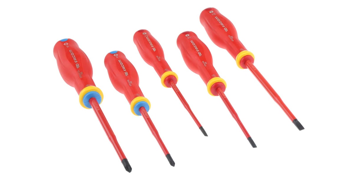 Product image for SL / PZ Thin blade 5 pc Screwdriver set