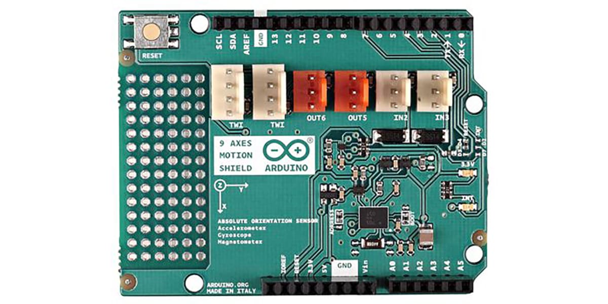 Product image for Arduino A000070, Inertial Measurement Unit (IMU) - 9 DoF Shield