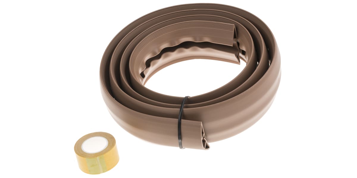 Product image for SOFT WIRING DUCT with adh Tape Brown6ft