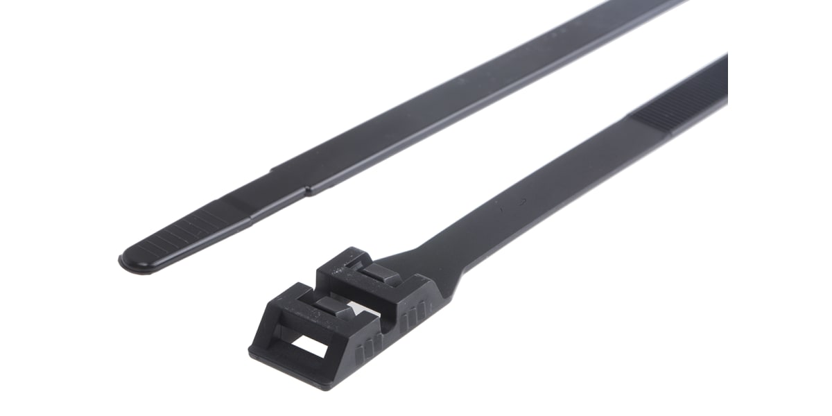 Product image for DOUBLE locking tie nylon Black 292x9mm