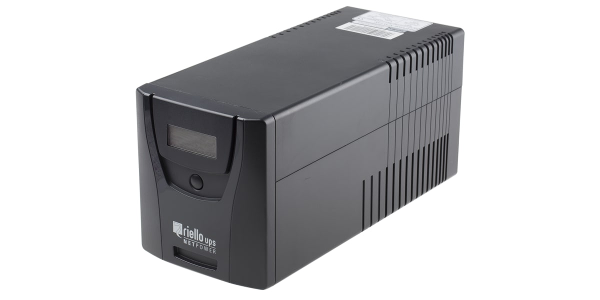 Product image for Riello 1000VA Desktop UPS Uninterruptible Power Supply, 230V Output, 600W - Line Interactive