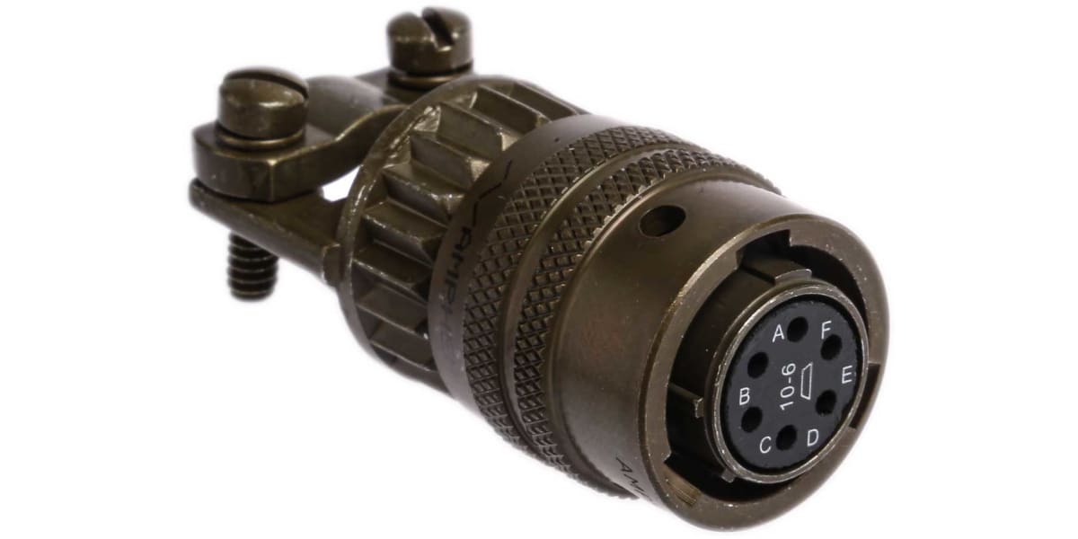 Product image for 6 way plug and cable clamp, skt contacts