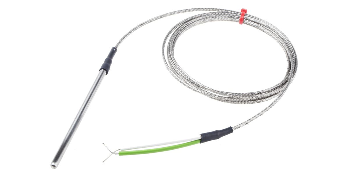 Product image for Type K Thermocouple 2m braided cable