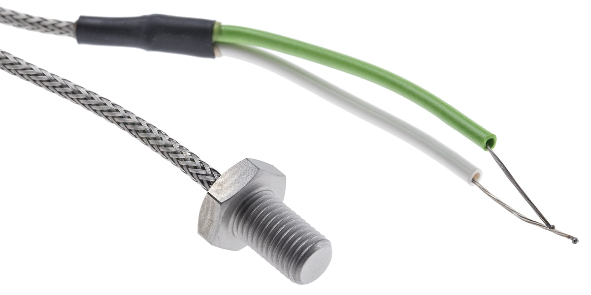 Product image for Type K Thermocouple 2m braided cable