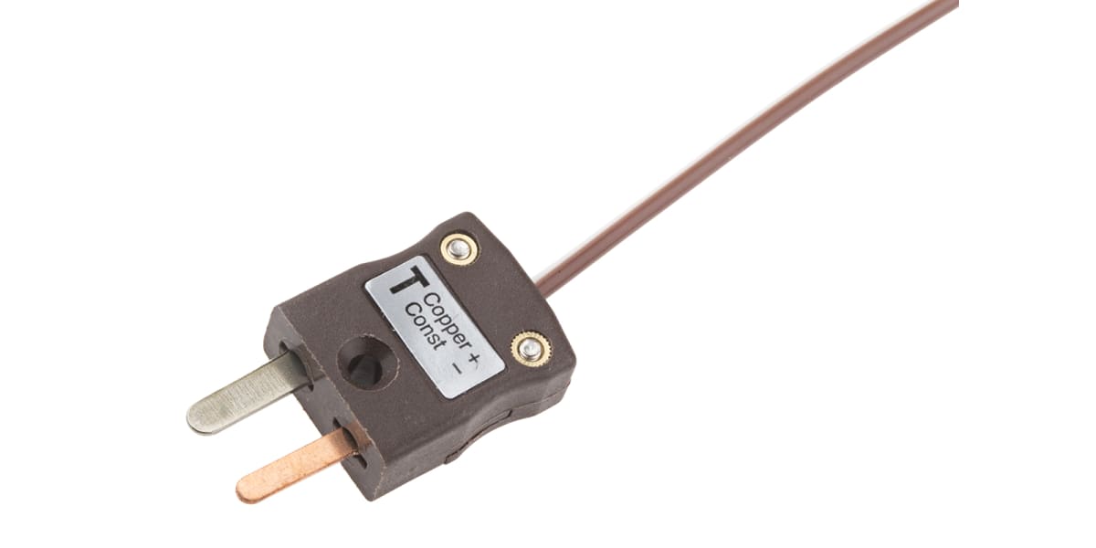 Product image for Type T Thermocouple + Plug, 5m