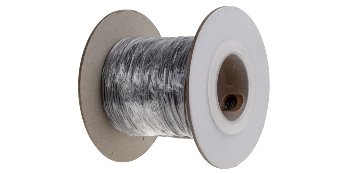 Product image for UL11028 HOOK-UP WIRE 24AWG GREY 100M