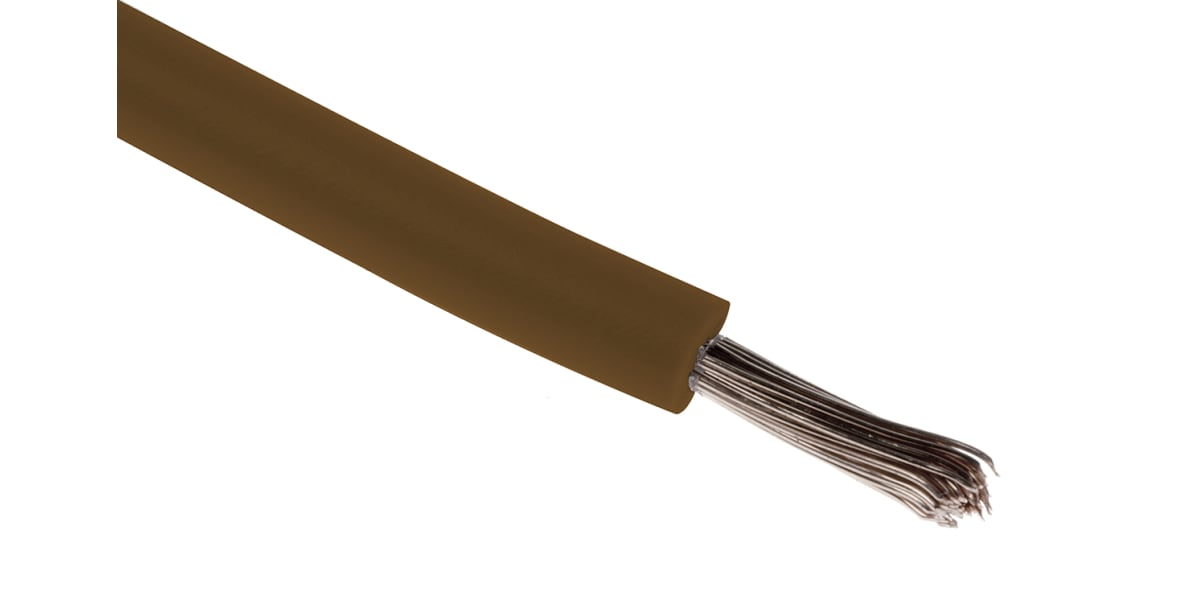 Product image for UL11028 Hook-up wire 22AWG Brown 100m