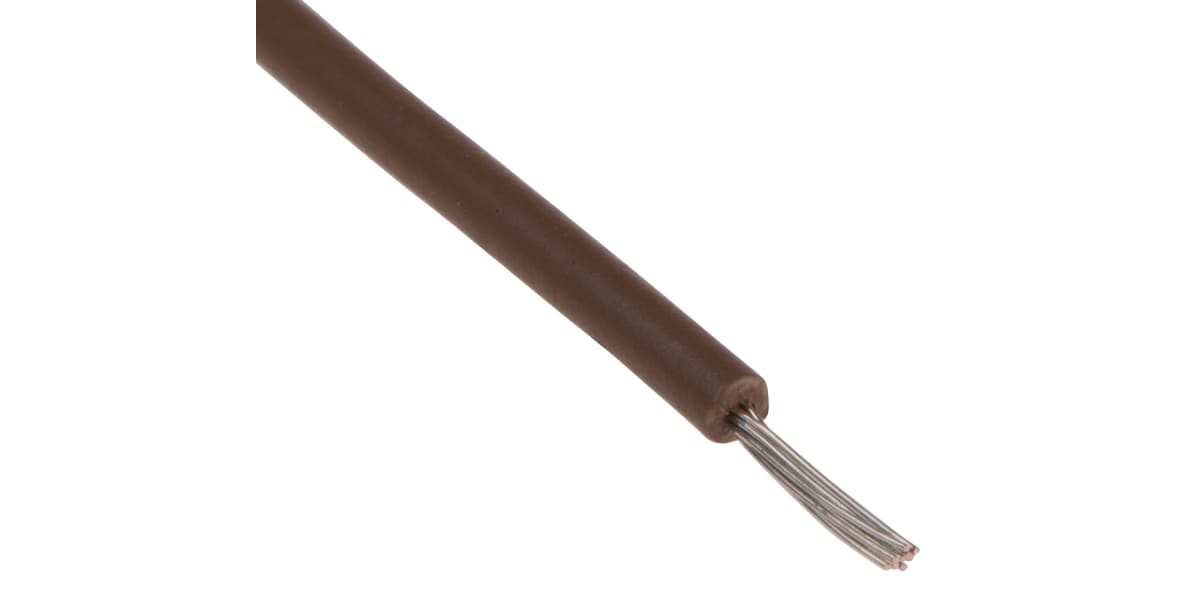 Product image for UL3239 Hook-up wire 24AWG Brown 100m