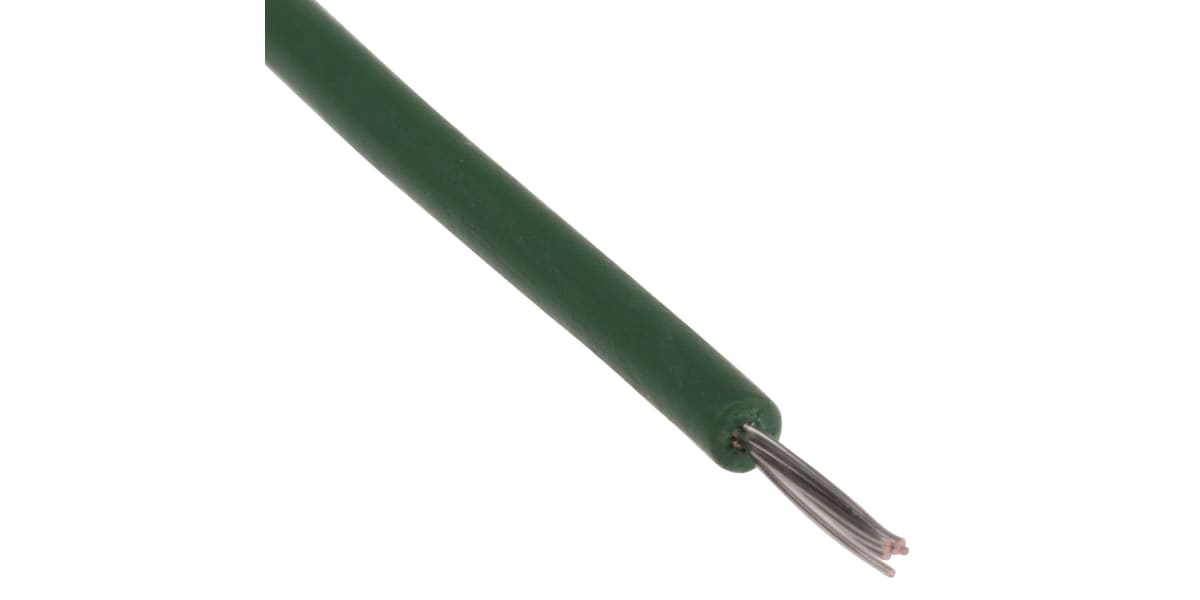 Product image for UL3239 Hook-up wire 24AWG Green 100m