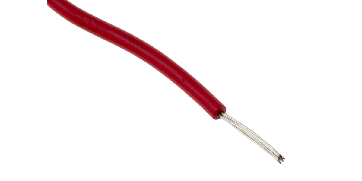 Product image for UL1007 Hook-Up wire 28AWG Red 100m