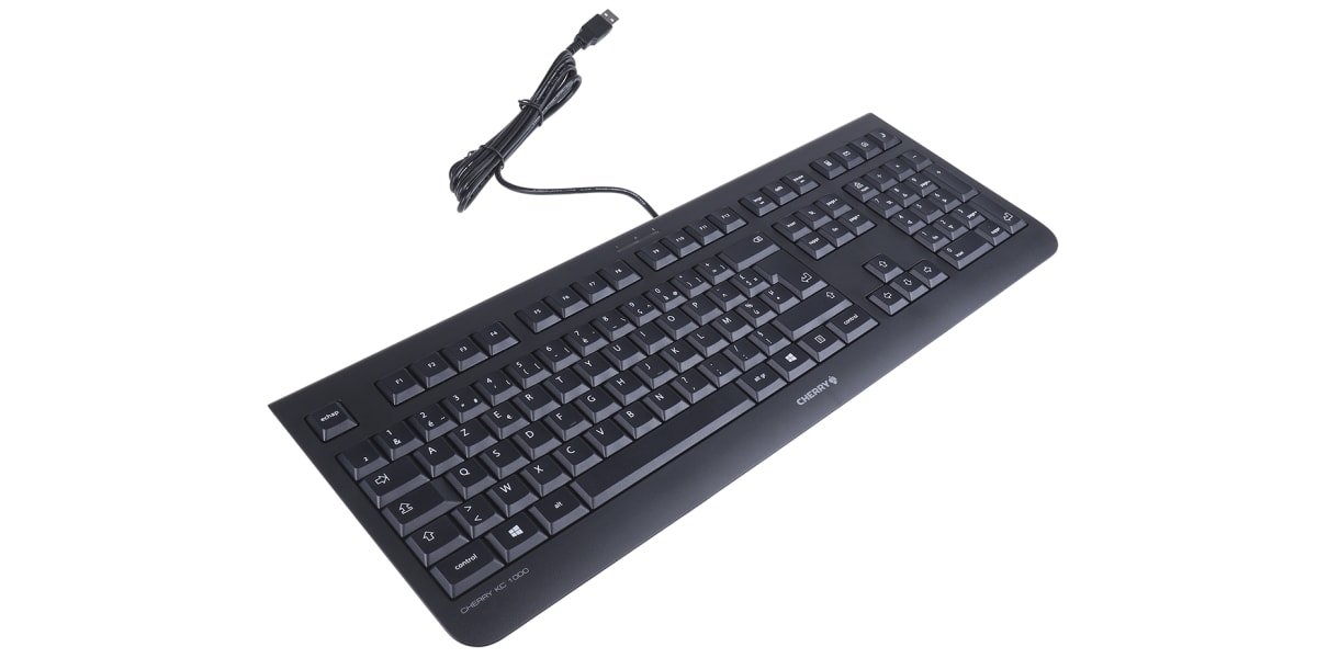 Product image for CHERRY KEYBOARD WIRED BLACK USB FRENCH