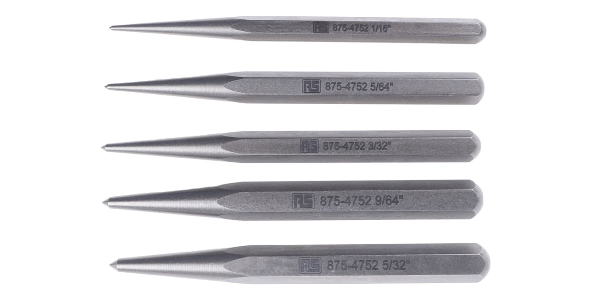 Product image for 5pcs centre punch set