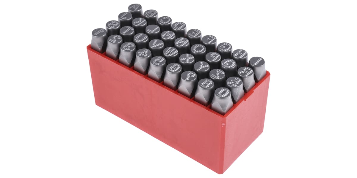 Number Letter Stamp Alloy Steel Stamp With Storage Box Punch Set