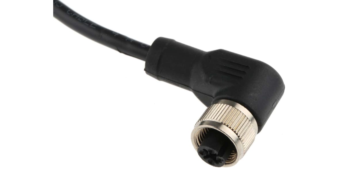 Product image for M12 Connector Female Angled,4W, 5m