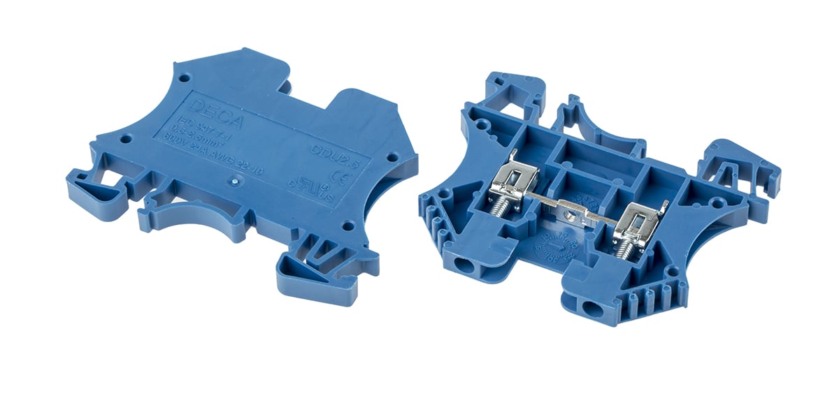 Product image for Screw Clamp Terminal Blocks, 2.5sq.mm