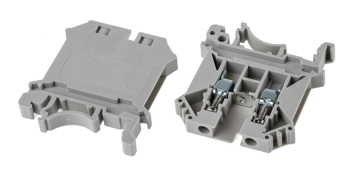 Product image for Din Rail mini Terminal Blocks,4sq.mm