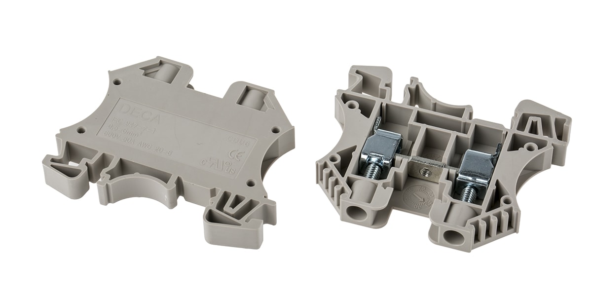 Product image for Screw Clamp Terminal Blocks, 6sq.mm
