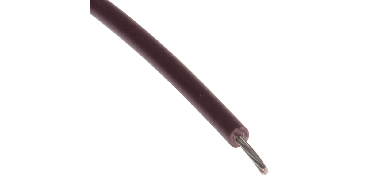 Product image for UL1569 Hook-Up wire 26AWG Brown 100m