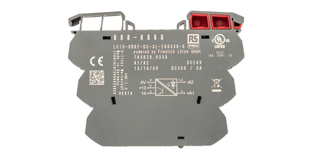 Product image for 6.2mm Solid State Relay 24VDC Coil