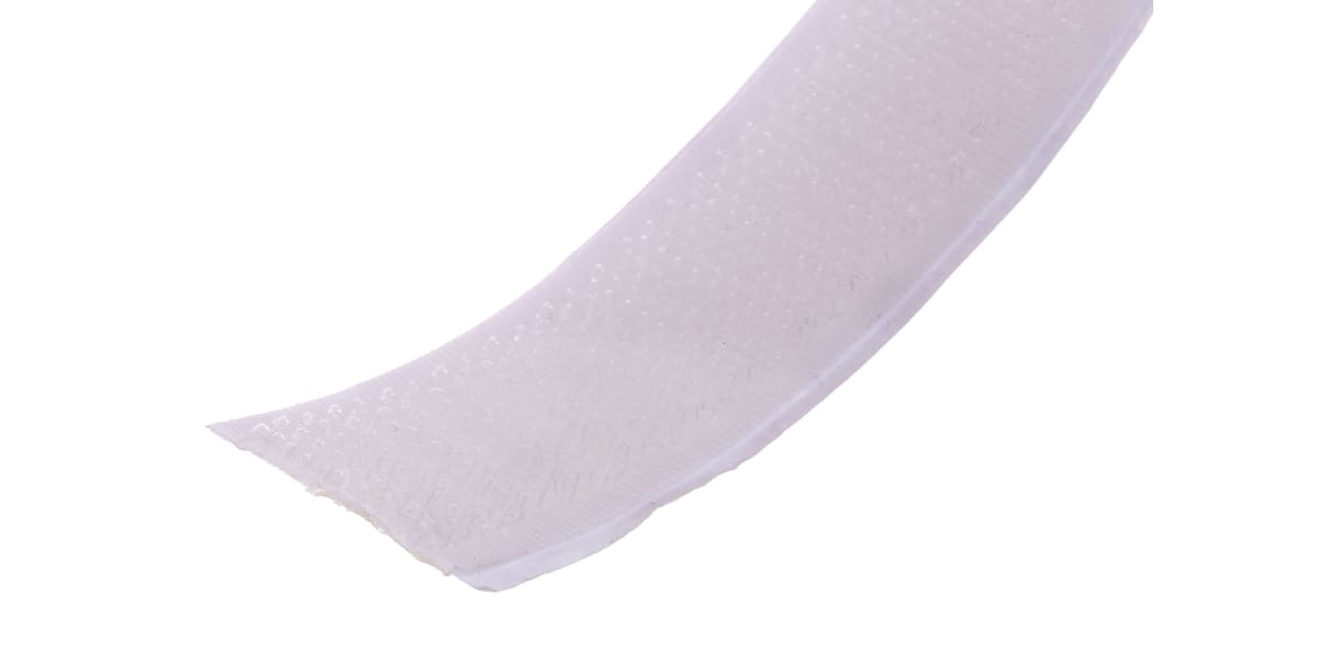 Product image for White hook strip,5m L x 20mm W