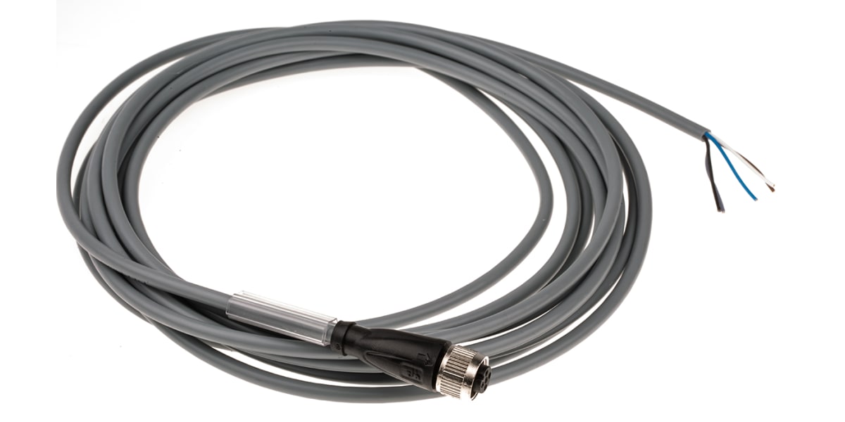 Product image for CONNECTION LEAD, FEMALE M12 5 PIN, 5M