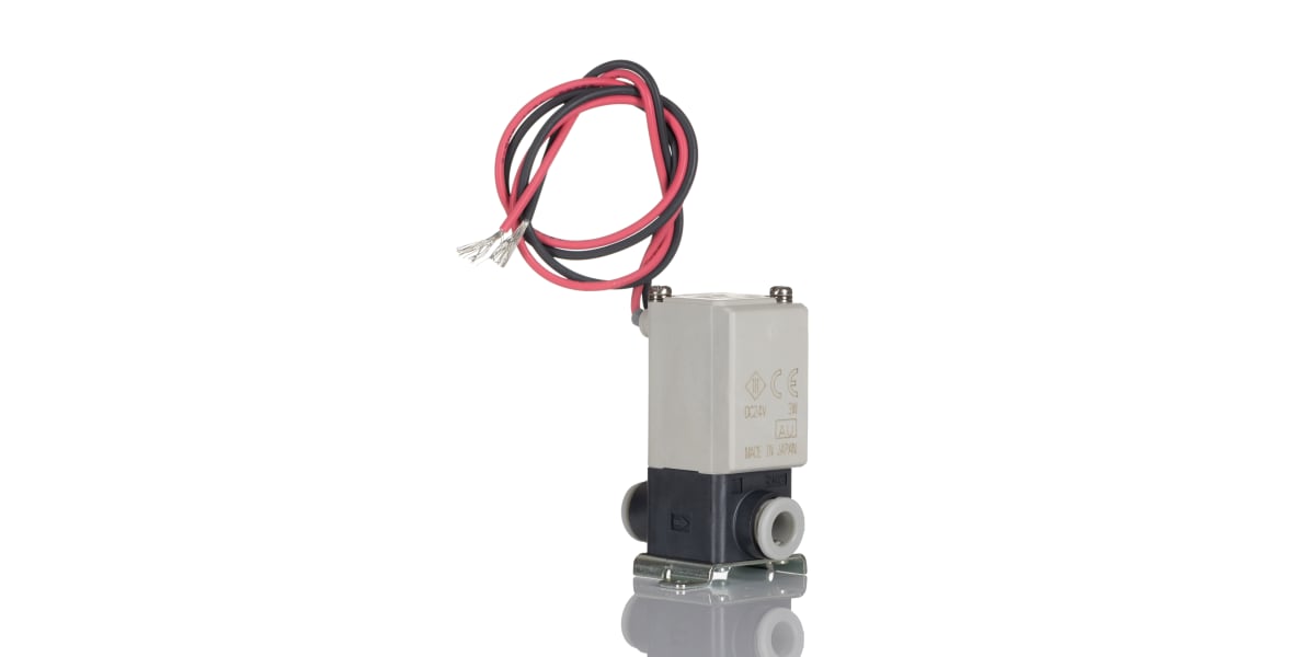 Product image for 2 Port Solenoid Valve Size 2, 6mm, 24Vdc