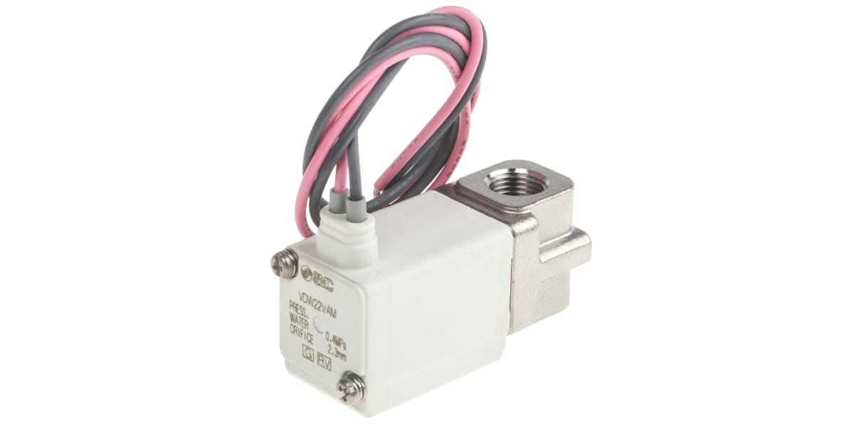 Product image for 2 PORT SOLENOID VALVE SIZE 2, 1/8, 24VDC