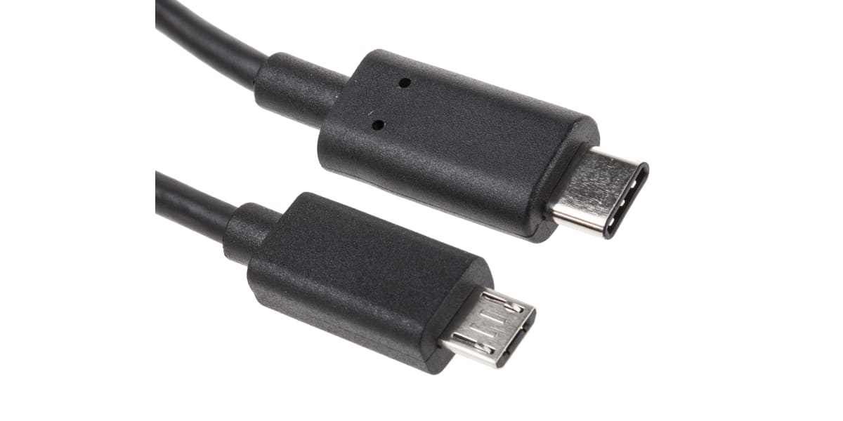 Product image for MICRO USB MALE TO TYPE C MALE 1MTR