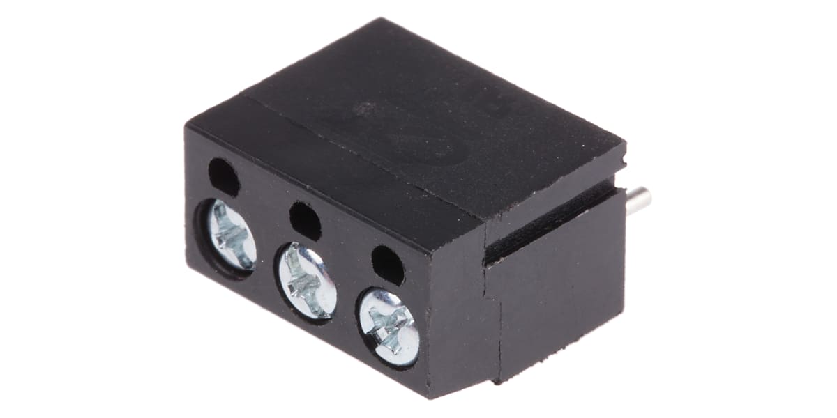 Product image for 5mm PCB terminal block, std profile, 3P