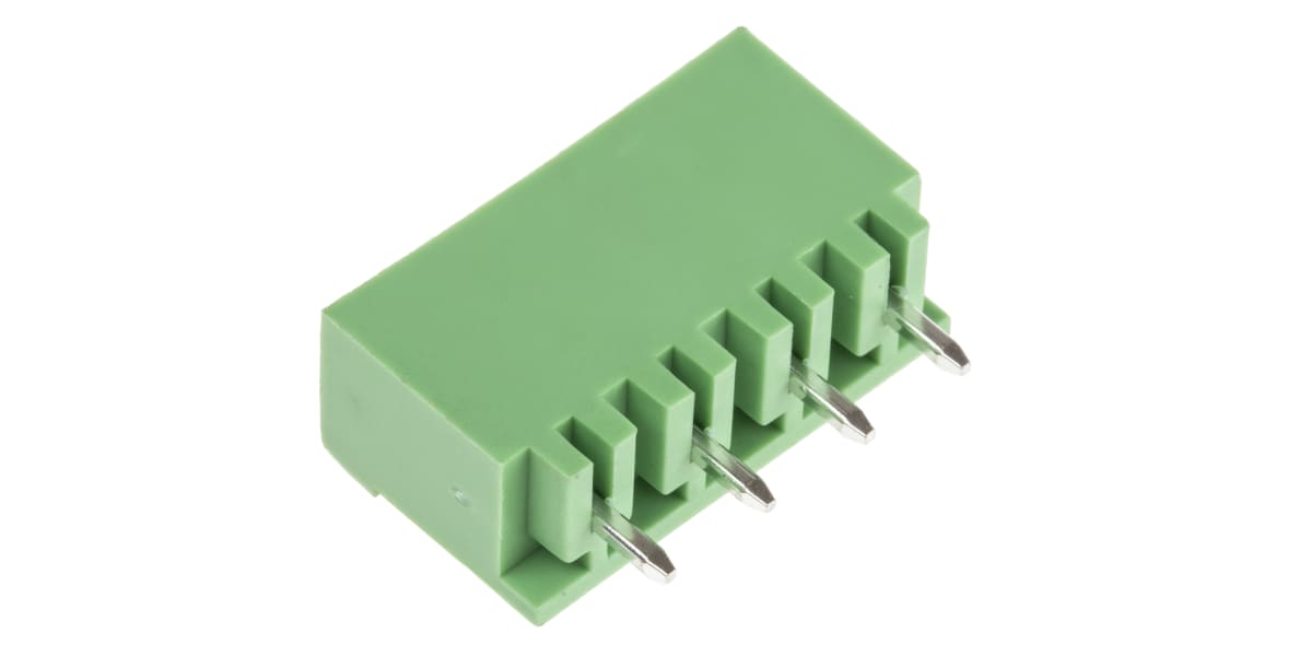 Product image for 5.08 PCB terminal block, vert header, 4P