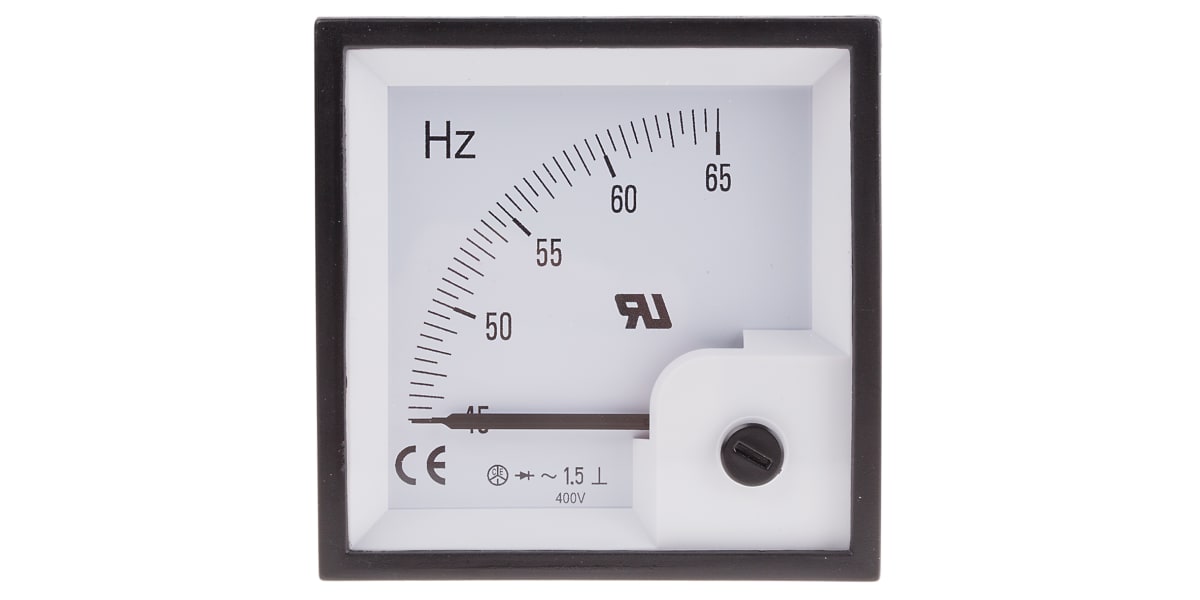 Product image for Frequency Meter 72x72 90 deg scale 400V