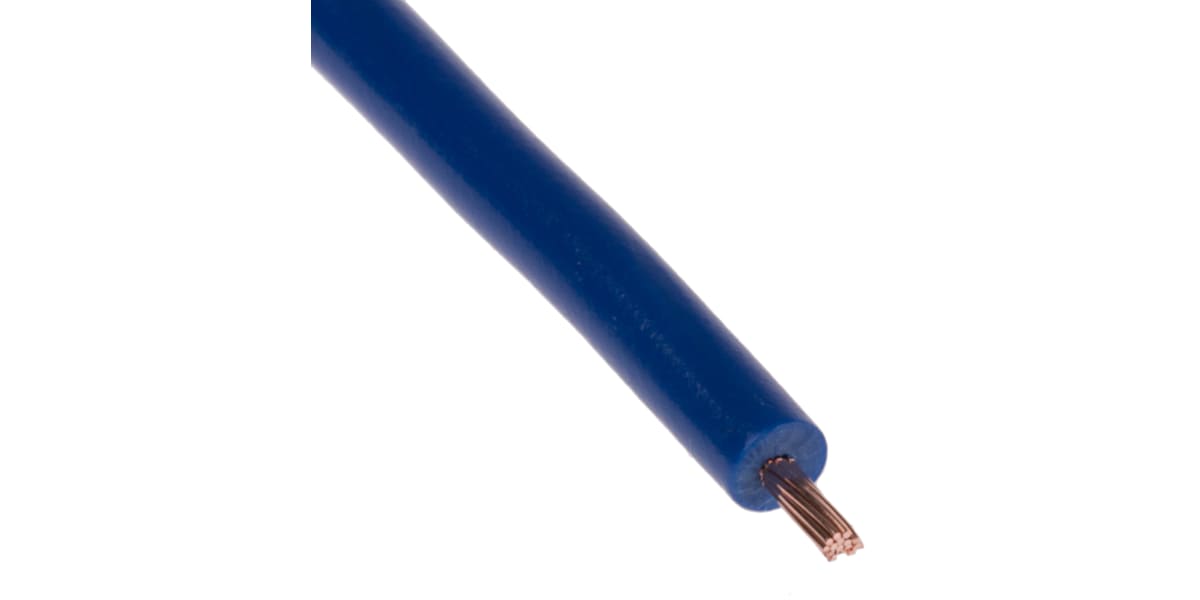 Product image for Dark blue tri-rated cable 0.5mm 100m