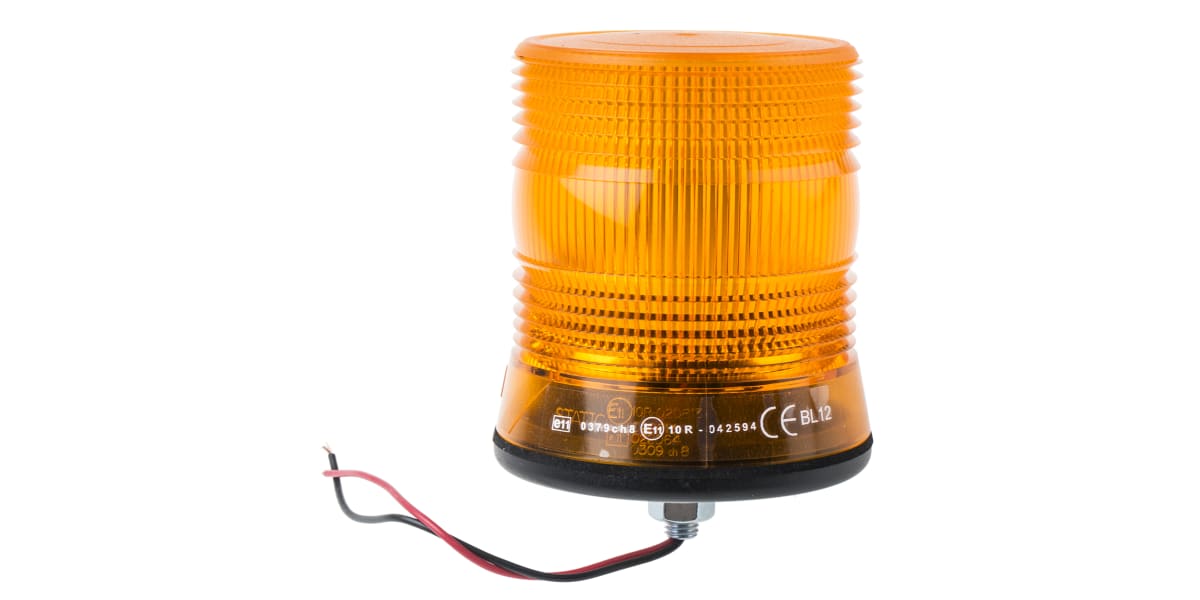 Product image for LED Beacon, Amber, 1 Point, 10-30Vdc