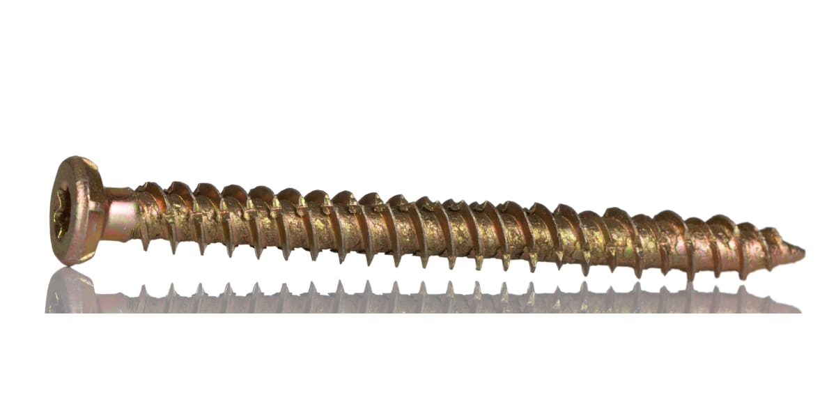 Product image for 6X80 CONCRETE SCREW ZINC & YELLOW