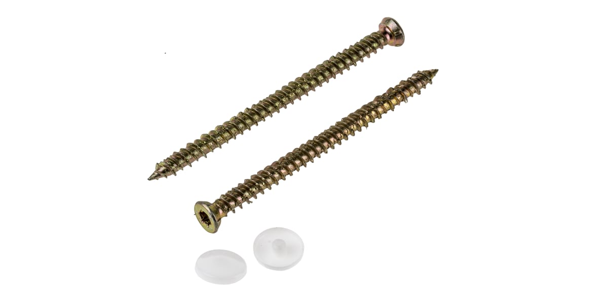 Product image for 6X100 CONCRETE SCREW ZINC & YELLOW