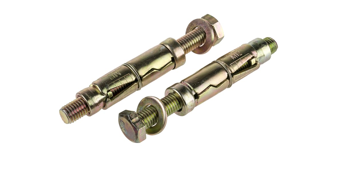 Product image for 12x40 Loose Bolt Shld Anch Zinc & Yellow