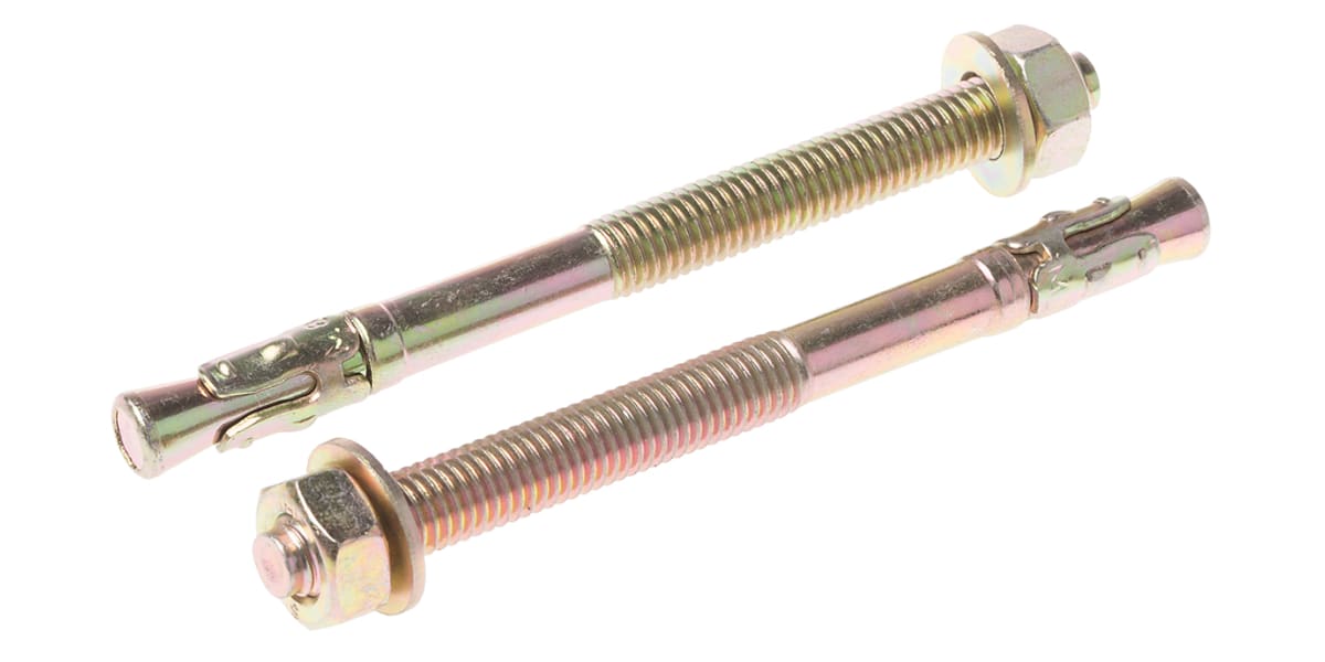 Product image for 8x100 Throughbolt Zinc & Yellow