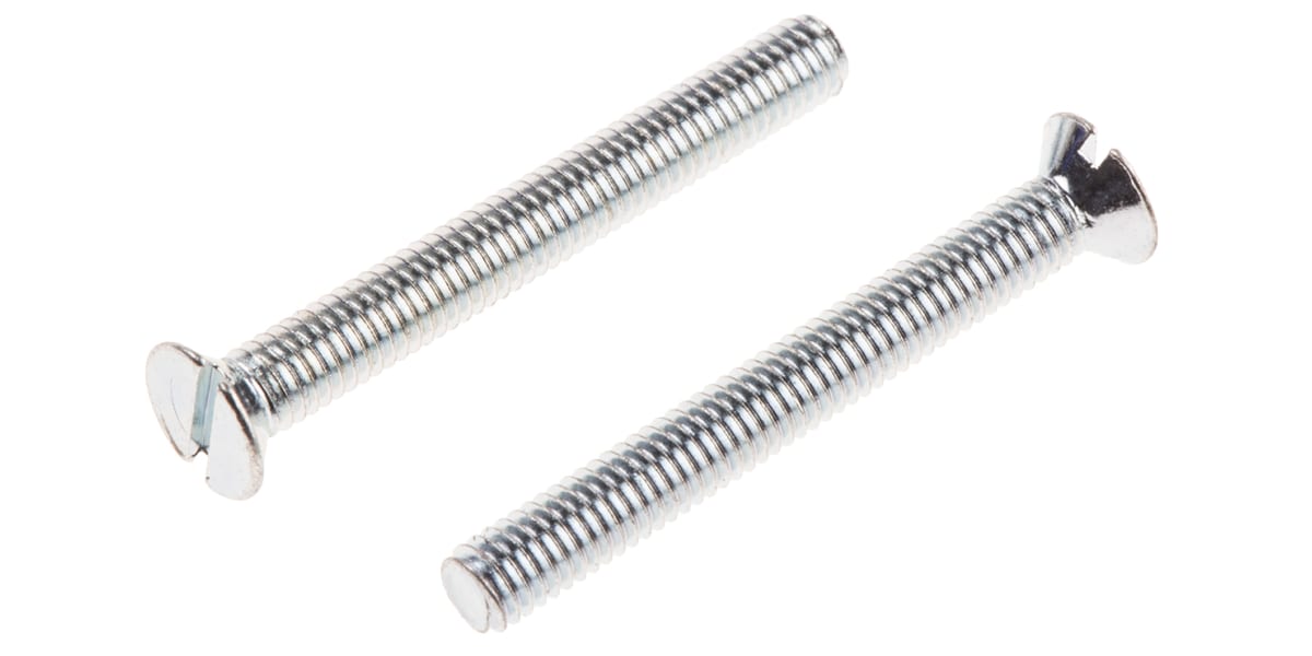 Product image for ZnPt stl slot csk head screw,M3x25mm