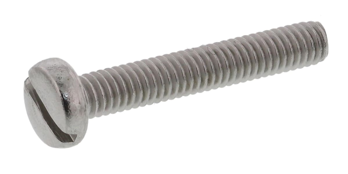 Product image for ZnPt stl slot pan head screw,M2.5x10mm