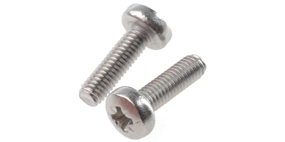 Product image for ZnPt stl cross pan head screw,M2.5x5mm