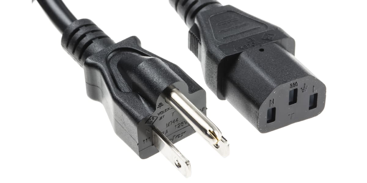 Product image for Power Cord C13 to Japan  JISC8303 3P 2m