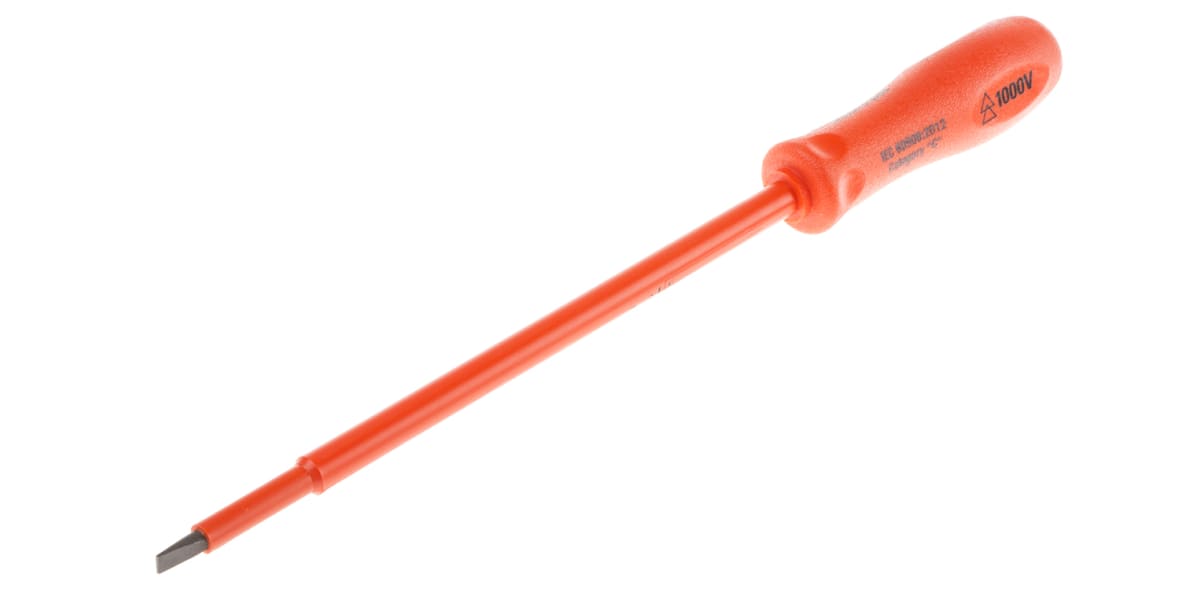 Product image for ELECTRICIANS SCREWDRIVER 200X5X1MM