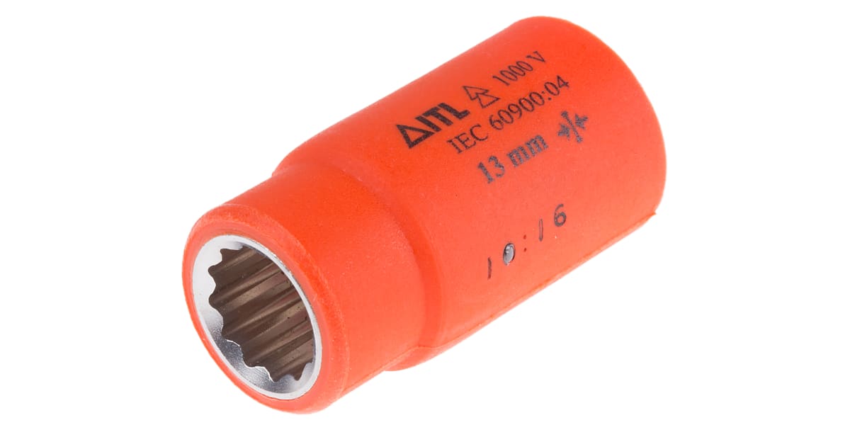 Product image for Insulated Sockets 1/2" Sq. Drive 13mm