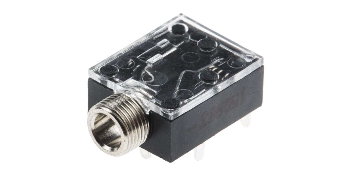 Product image for 3.5mm STEREO JACK SOCKET  WITH NUT