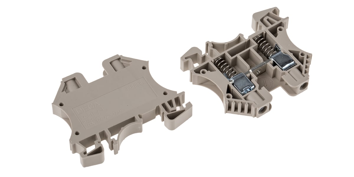 Product image for Spring Loaded Terminal Block, 6sq.mm