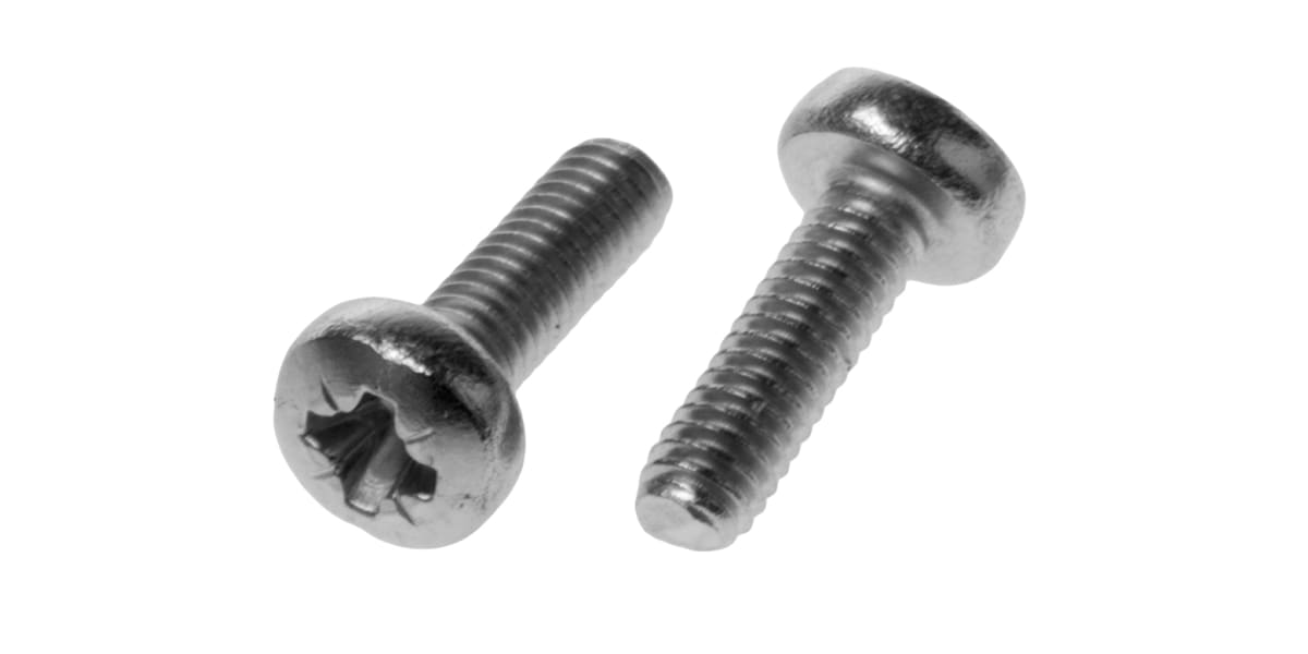 Product image for A2 s/steel cross pan head screw,M2.5x8mm