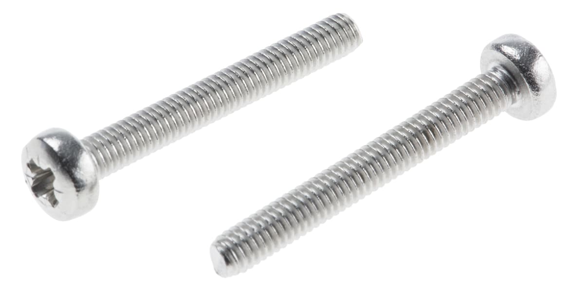 Product image for A2 s/steel cross pan head screw,M2.5x20