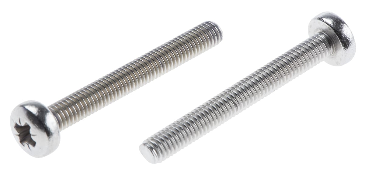 Product image for A2 s/steel cross pan head screw,M3x25mm